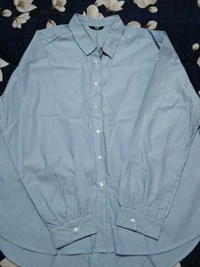 Oversized Classic Blue striped shirt