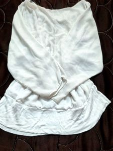 White Beaded Top