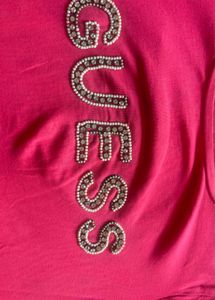 Pink Casual T-Shirt