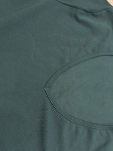 Chic Teal Lettuce Hem Top