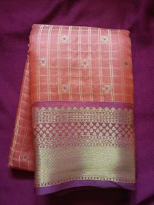 Trending Rust Orange Silk Saree