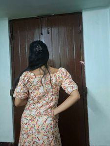 Floral Print Off-Shoulder Maxi Dress