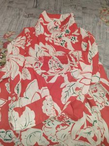 Floral Print Shirt - XL