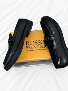 ROSSO BRUNELLO Men Black Loafer