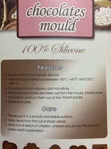 HIGH QUALITY CHOCOLATE MOULD