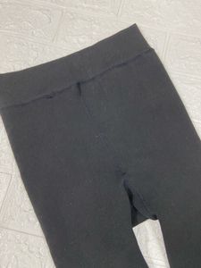 Black fleece leggings