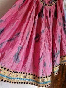 TIE & DYE PINK LEHNGA
