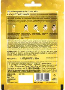 Everyuth Naturals Golden Glow 24K Gold Mask