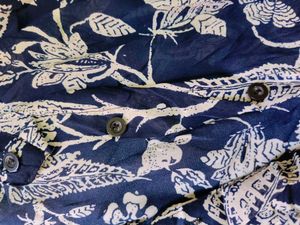 Floral Print Button-Up Shirt