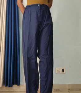 Navy Blue Casual Trousers