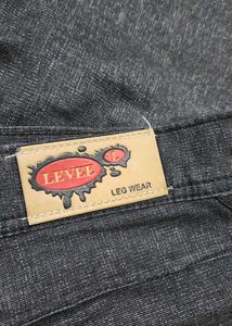 Men's Dark Grey Textured Trousers