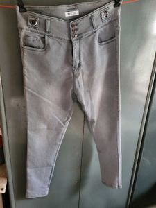 Stylish Grey Denim Jeans