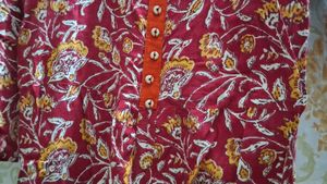 red kurti for women