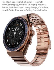 Fire-Boltt Spacewatch 1.43 inch AMOLED Sma