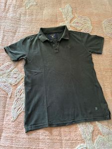 Casual Olive Green Polo Shirt