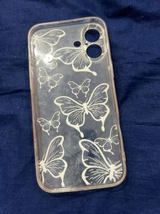 Butterfly Design  iPhone 16 plus  Case