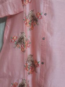 embroidery kurta side cuts available with flaws