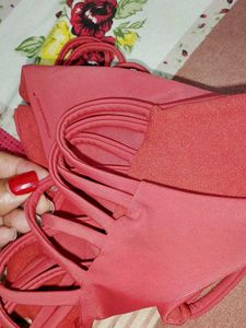 Coral Swim Bikini Top