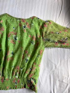Vintage green top