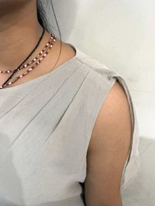 Grey Drape Top