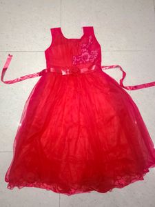 Sparkling Red Party Dress