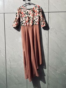 Beautiful Floral Print Midi Dress