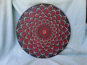 flower pattern dotting mandala art ✨️