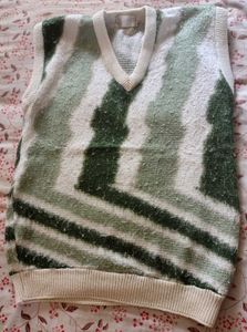 Stylish Striped V-Neck Sweater Vest