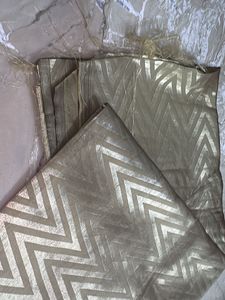 Elegant Golden Chevron fabric