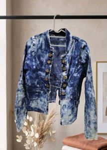 Unique Blue Wash Denim Jacket