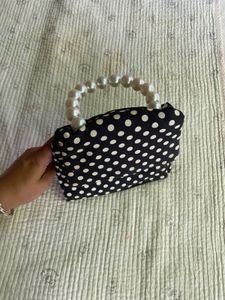 polka dot bag