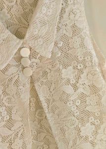 Elegant White Lace Vest