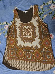 bohemian sleevless top