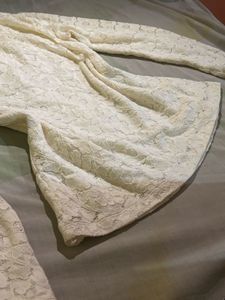 Cream Lace Blouse