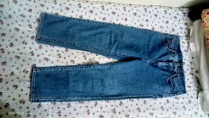Classic mid rise dark Blue Denim Jeans