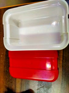 Price Drop !!! Red White Storage Organiser