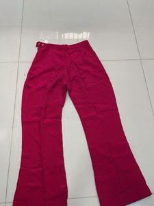 Vibrant Pink Flare Pants