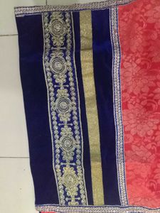 Designer net and velvet kurti