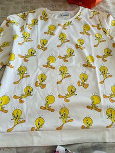 Tweety Bird Print T-Shirt
