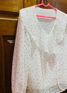 Polka dot top