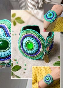 Boho Beaded Cuff Bracelet