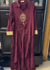 WOMEN FLOOR TOUCH KURTI WITH JACKET
