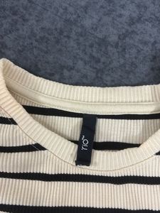 Striped Crew Neck Tee