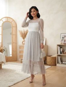 Sheer Tulle Dress