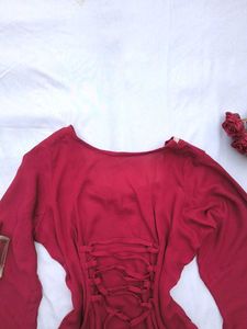 Coquette Corset back kurti❤️