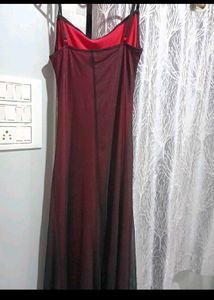 savana Burgundy Slip Dress