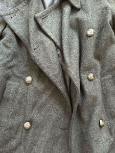 Stylish Double-Breasted Wool Coat