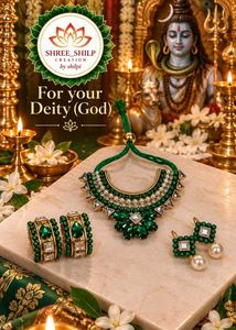 Exquisite Embellished Handmade Jewellery Set