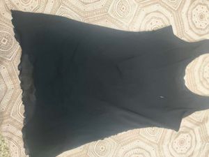 Sparkly Black Sequin party Tank Top in 36 bust