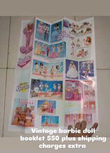 Vintage Barbie Catalog Page